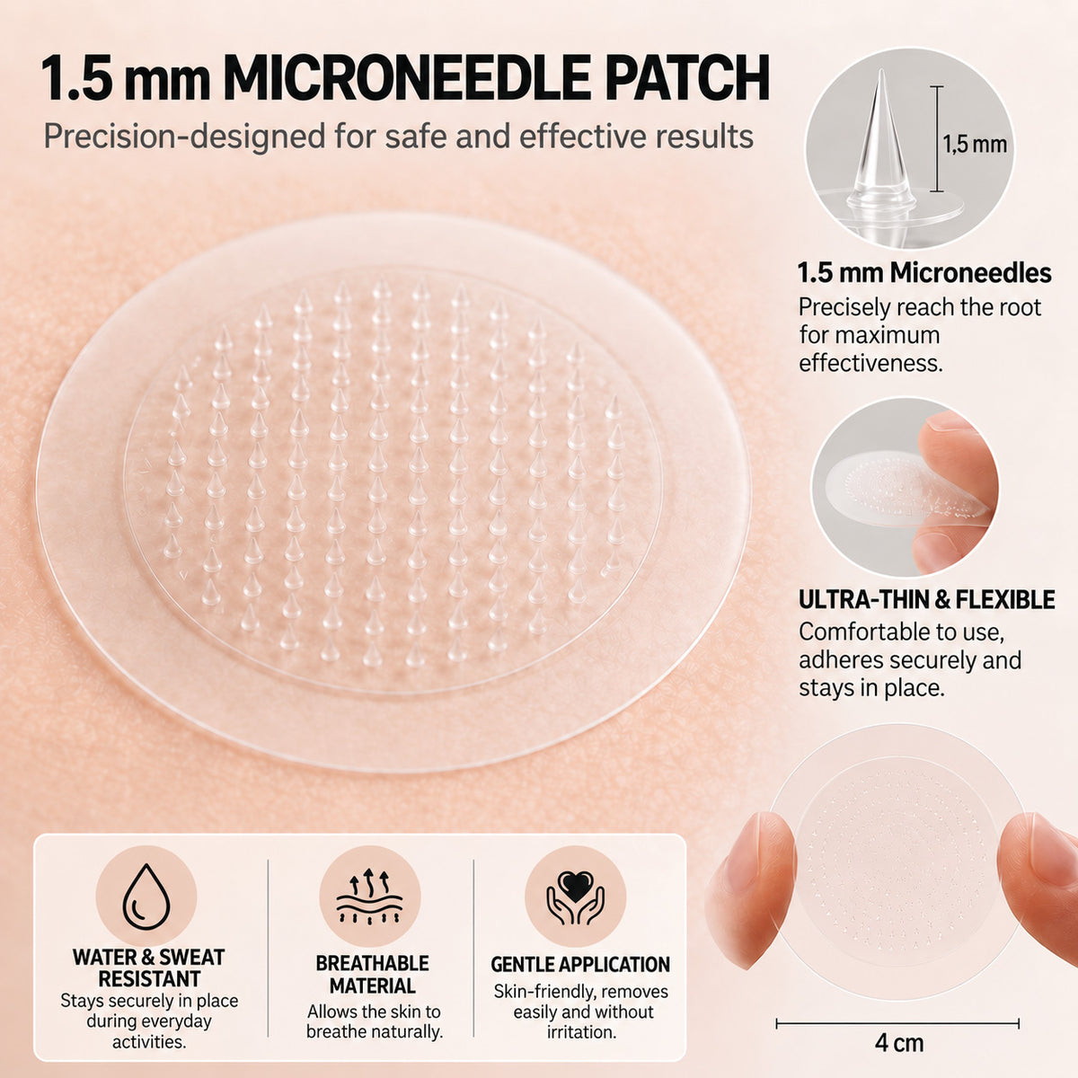 40%off | Healrize® 🌿 Microneedles for Flawless Skin – Self-Adhesive Wart Remover