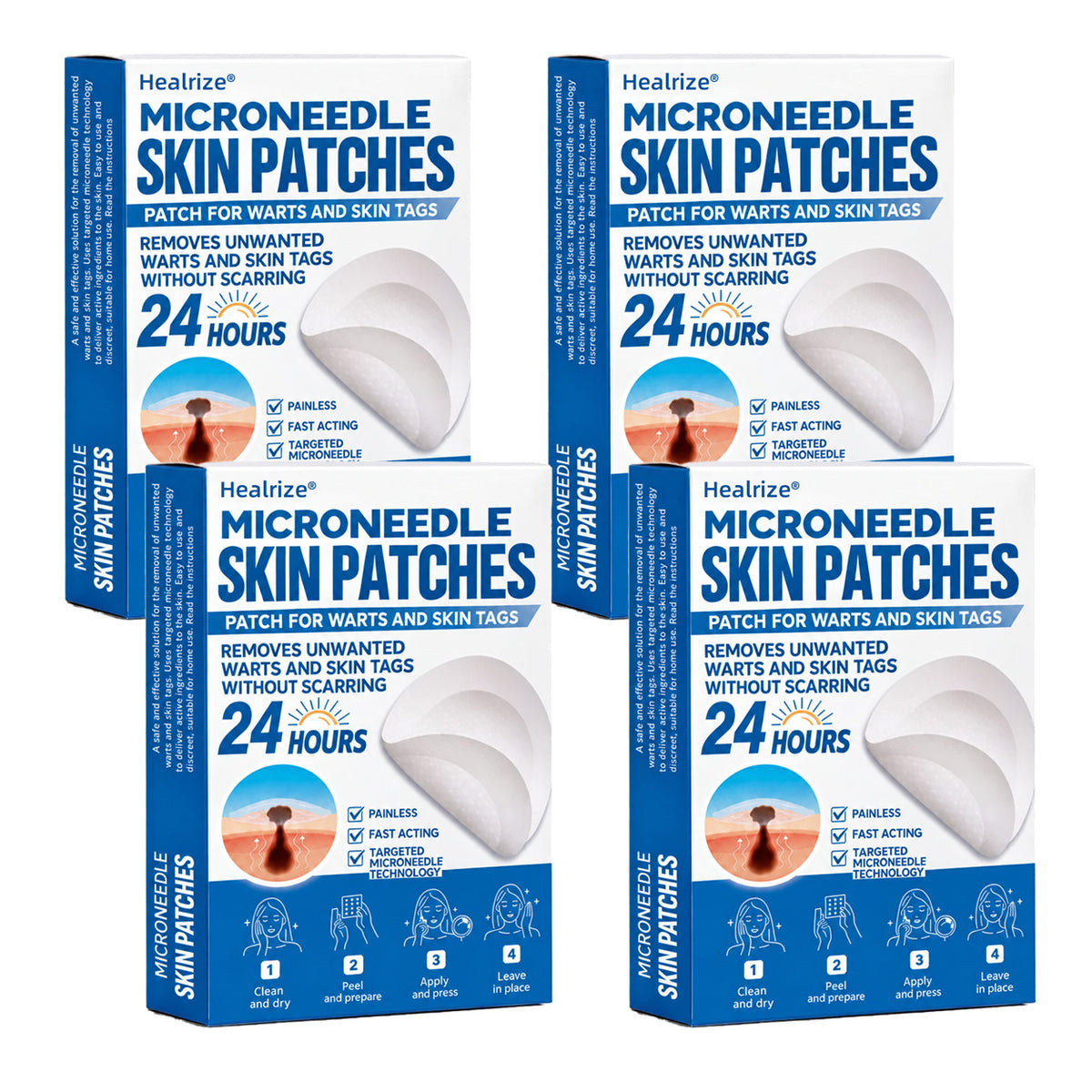 40%off | Healrize® 🌿 Microneedles for Flawless Skin – Self-Adhesive Wart Remover
