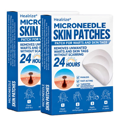 40%off | Healrize® 🌿 Microneedles for Flawless Skin – Self-Adhesive Wart Remover