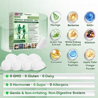 40 %off | 👩‍⚕️ H𝐞a𝐥r𝐢z𝐞® 1𝟐-𝐈N-1 M𝐨r𝐢n𝐠a * B𝐞r𝐛e𝐫i𝐧e * N𝐀D+ 𝐀d𝐯a𝐧c𝐞d N𝐚n𝐨 𝐌i𝐜r𝐨n𝐞e𝐝l𝐞 𝐏a𝐭c𝐡 𝐃𝐢𝐚𝐛𝐞𝐭𝐞𝐬