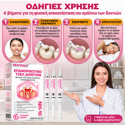 🧚‍♀️☘️🦷HEATWOLF® DenPerm – Φυσική γέλη πλήρωσης σμάλτου για την αποκατάσταση της τερηδόνας