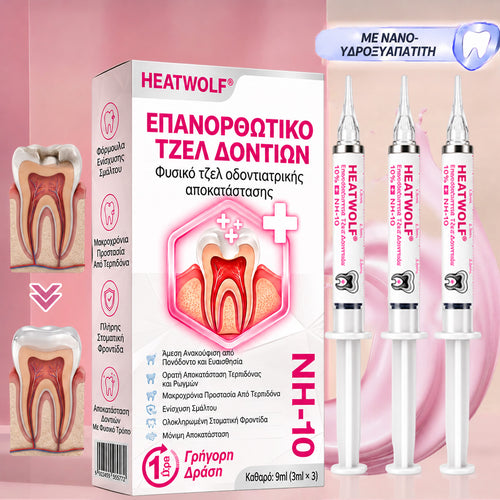 🧚‍♀️☘️🦷HEATWOLF® DenPerm – Φυσική γέλη πλήρωσης σμάλτου για την αποκατάσταση της τερηδόνας